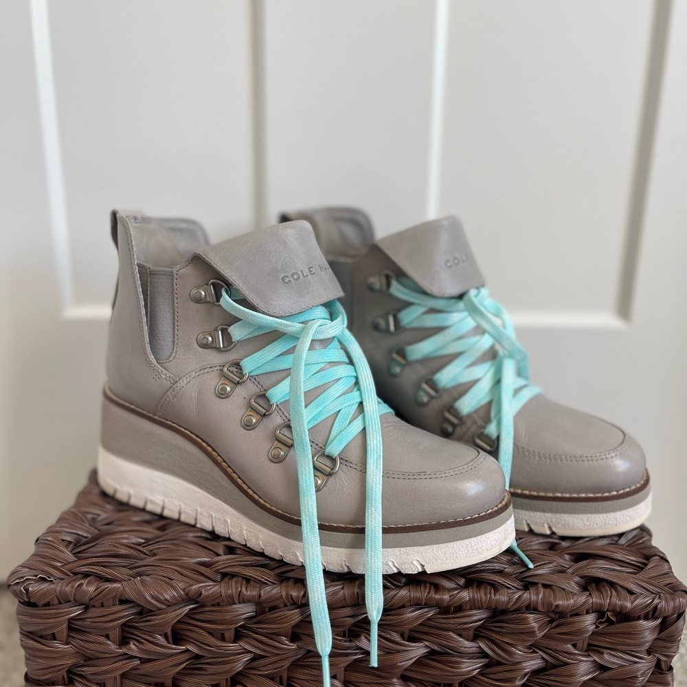 Cole Haan ZeroGrand Wedge Hiker Boots